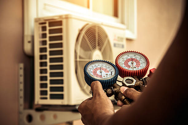 Professional Hvac Maintenance technician working in Lake Luzerne, NY